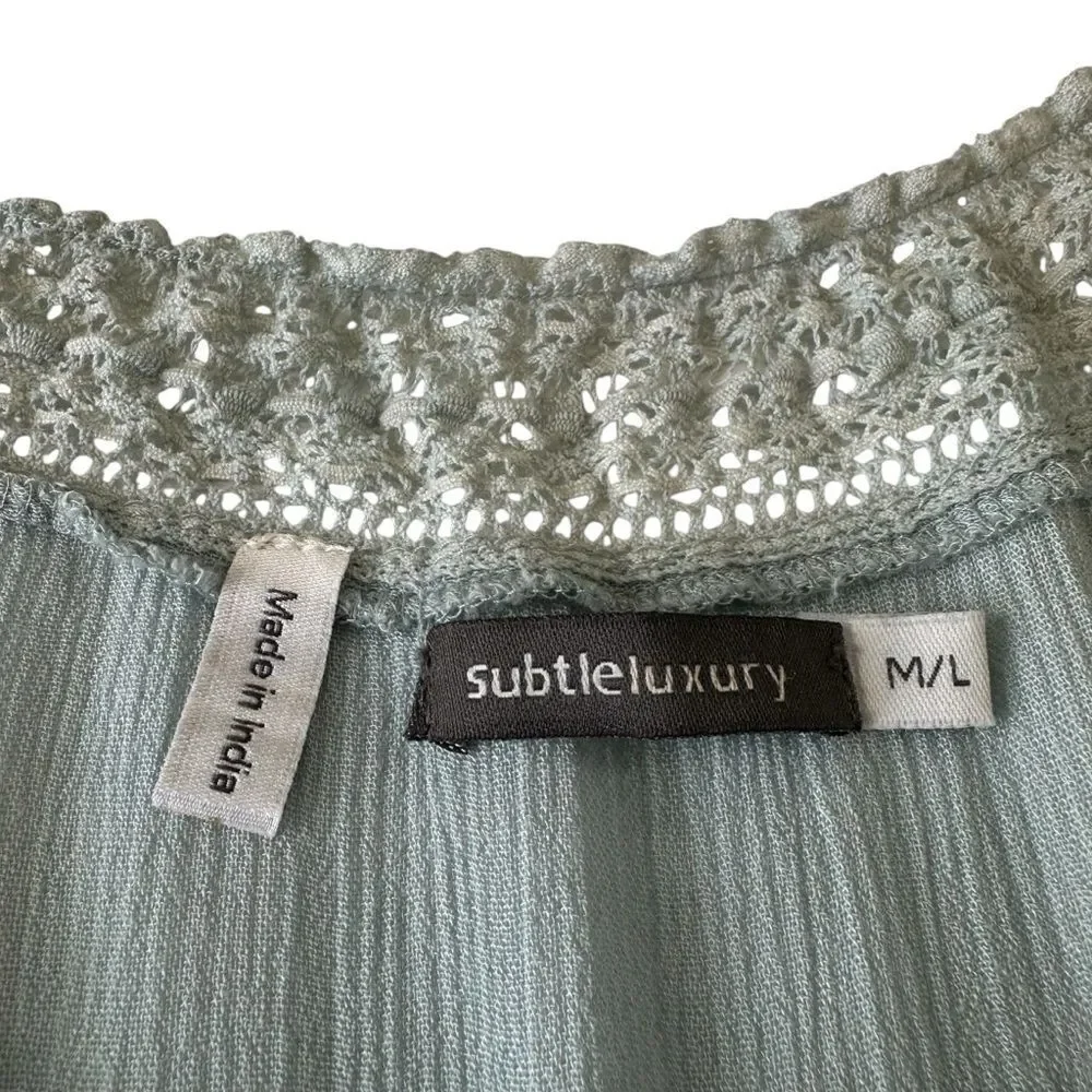 Subtle Luxury Women's Bohemian Swim Cover‎ Up, M/L